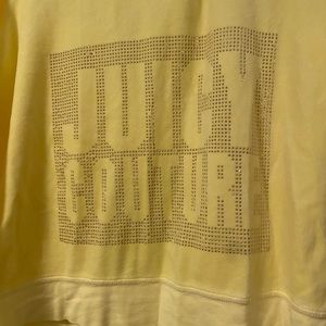 Juicy Couture Women’s Velour Pants & Matching Jacket - Yellow